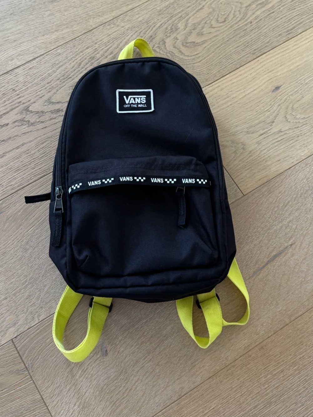 Vans Bounds Mini Backpack Black/Neon Green - Picture 2 of 11